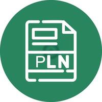 PLN Creative Icon Design vector