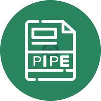 PIPE Creative Icon Design vector