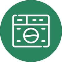 Laundry Creative Icon Design vector