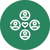 comunidad creativo icono diseño vector