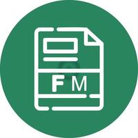 FM Creative Icon Design vector