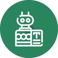 Bots Copywriting Creative Icon Design vector