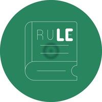 Rule Creative Icon Design vector