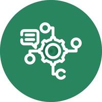 Business Automation Creative Icon Design vector