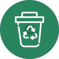 Garbage Creative Icon Design vector