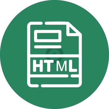 html creativo icono diseño vector