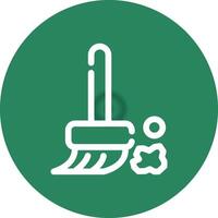 Broom Creative Icon Design vector