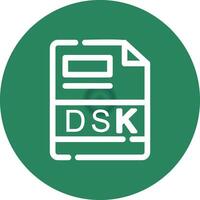 DSK Creative Icon Design vector