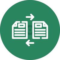 Files Exchange Creative Icon Design vector