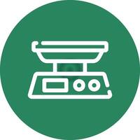 Food Scale Creative Icon Design vector