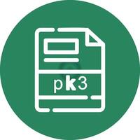 pk3 Creative Icon Design vector