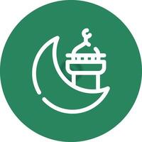 Mosque Creative Icon Design vector