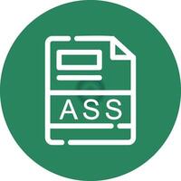 ASS Creative Icon Design vector