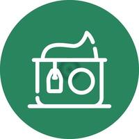 Cream Creative Icon Design vector