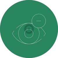 Shortsighted Creative Icon Design vector