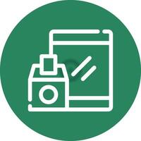 Online Voting Creative Icon Design vector