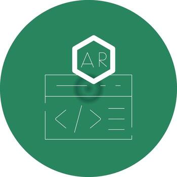 diseño de icono creativo de codificación vector