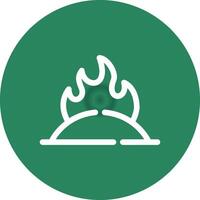 Incineration Creative Icon Design vector