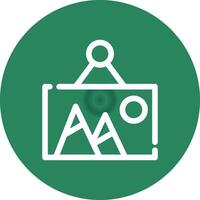 Frame Creative Icon Design vector