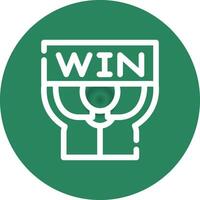 Win Creative Icon Design vector