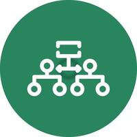 Labeled Hierarchy Creative Icon Design vector