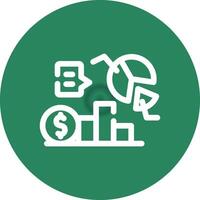 Chart Creative Icon Design vector