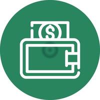 Pay Cash Creative Icon Design vector