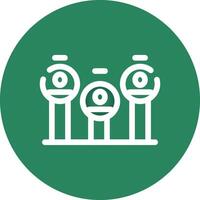 Poll Creative Icon Design vector