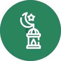 Ramadan Creative Icon Design vector