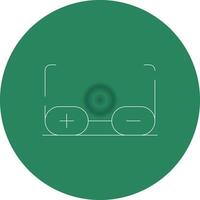 Medical Glasses Creative Icon Design vector