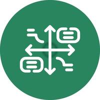 Grid Matrix Creative Icon Design vector