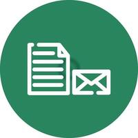 Mail Document Creative Icon Design vector