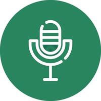 Microphone Creative Icon Design vector