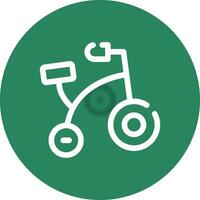 Bike Toy Creative Icon Design vector