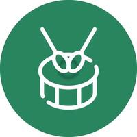 Drum Creative Icon Design vector