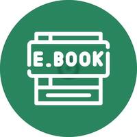 Ebooks Creative Icon Design vector