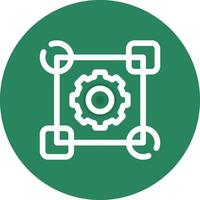 Pattern System Creative Icon Design vector