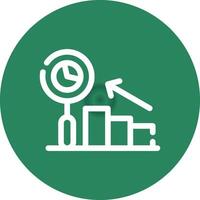 Predictive Analytics Creative Icon Design vector