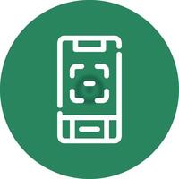 Line Circle Gradient Design vector