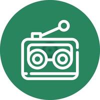 Radio Creative Icon Design vector