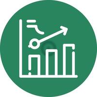 Clustered Bar Creative Icon Design vector