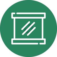 Mirror Creative Icon Design vector