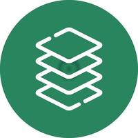 Layers Creative Icon Design vector
