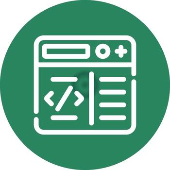 programación creativo icono diseño vector