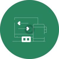 Digital Platform Creative Icon Design vector