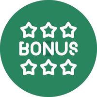 Bonus Creative Icon Design vector