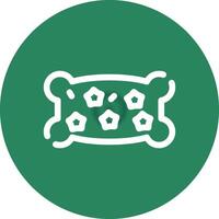 Baby Pillow Creative Icon Design vector