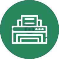 Printer Creative Icon Design vector