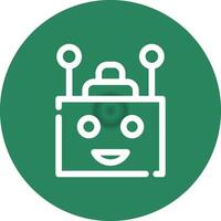 Chatbot Creative Icon Design vector