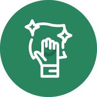 Wipe Creative Icon Design vector